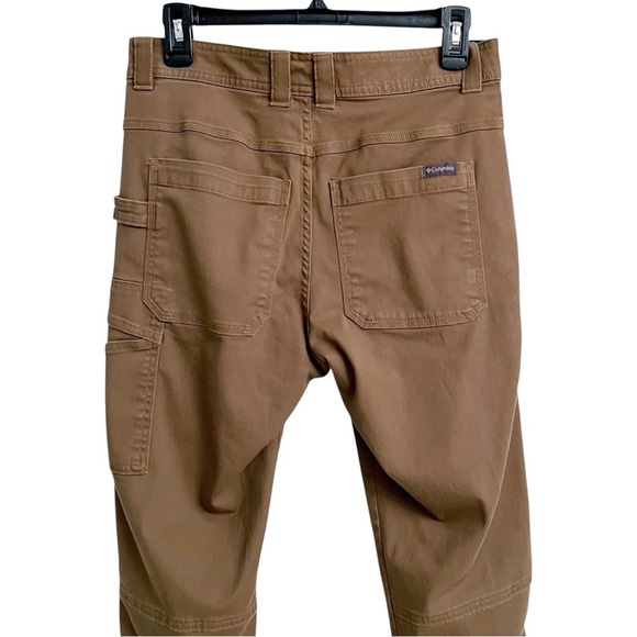 Columbia Men's Standard Ultimate ROC Flex Stretch Trail Hiking Pants Brown 28x30 - Picture 8 of 8